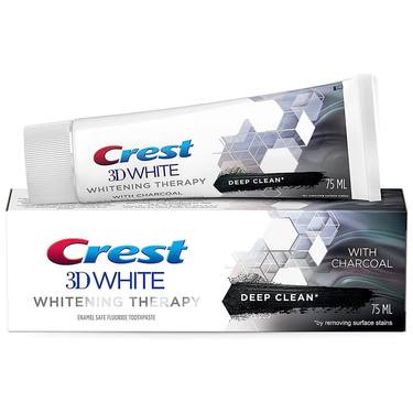 Dentifrice 3D White Blanchiment Thérapie au Charbon Crest 75 ml