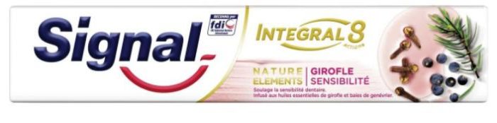 Dentifrice Intégral 8  Nature Eléments Girofle Sensibilité Signal  75 ml