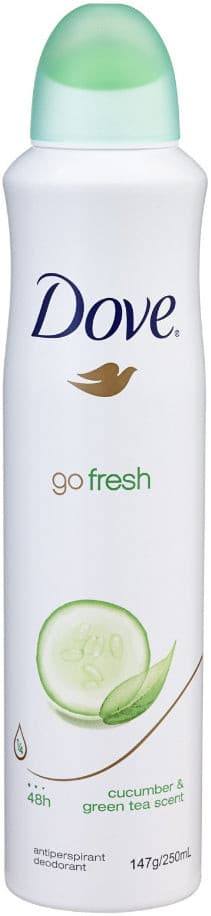 Déodorant Anti-Transpirant Body Spray Go Fresh Dove 200ml