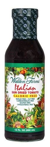 Dressing Italian with Sundried Tomato ( Tomates séchées au soleil ) Calorie Free Walden Farms 355 ML