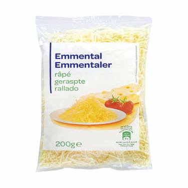 Emmental Râpé Blanc Carrefour 200 g