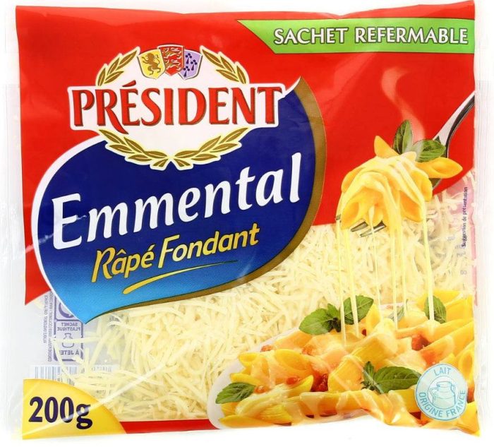 Emmental Râpé Président 200 g