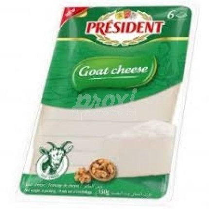 Fromage Goat Cheese x6 tranches 150g PRESIDENT