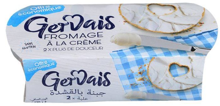 Fromage à la crème sans gluten Gervais 2x170g