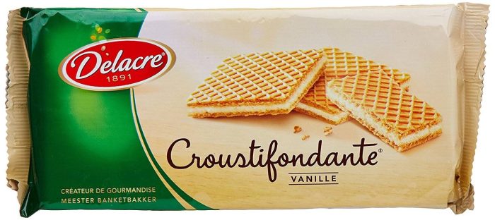 Gaufrettes Croustifondantes Vanille Delacre 150g