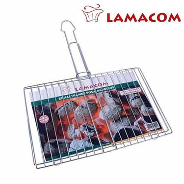 Grille Viande Plate Réctangulaire GM pour Barbecue Lamacom