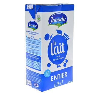 Lait Uht Entier Jaouda 500 ml