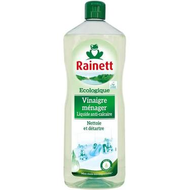 Liquide Nettoyant Anti-Calcaire Ecologique Vinaigre  Rainett  1 L