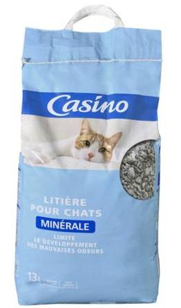 Litière Minérale Pour Chat Casino 13L