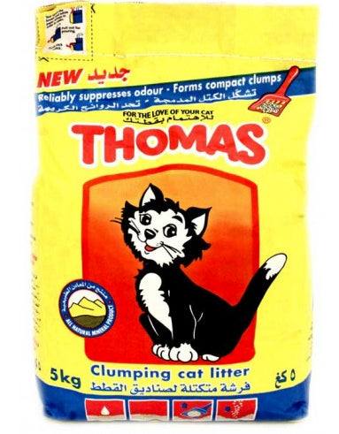 Litière agglomérante pour chats Thomas -  5kg