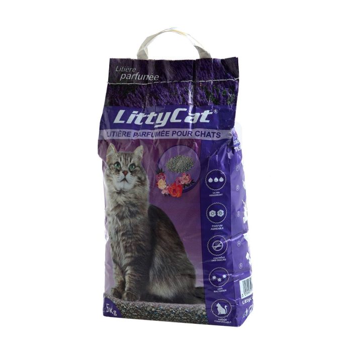 Litière parfumée pour chats Littycat 5Kg