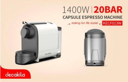 Machine à Café Compatible Avec Capsule Espresso 1400W 700ml Decakila