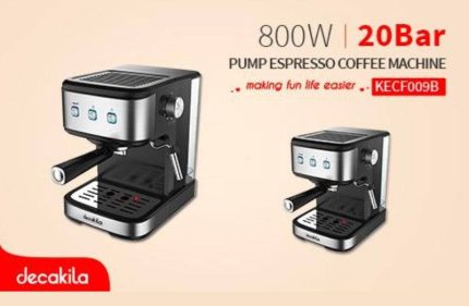 Machine à Café Expresso à Pompe 20 Bar 850 W Decakila