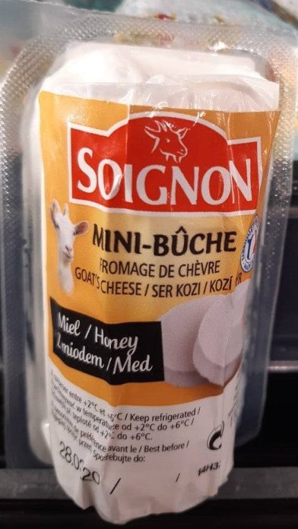Mini Buche Fromage De Chèvre Au Miel Soignon 110G