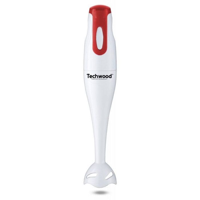 Mixeur plongeant Techwood. Blanc et rouge 170W