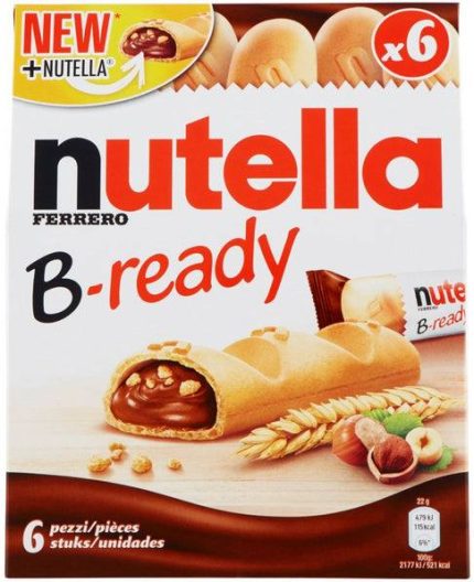 Nutella Ferrero B-Ready 6 Biscuits Croustillants 132g