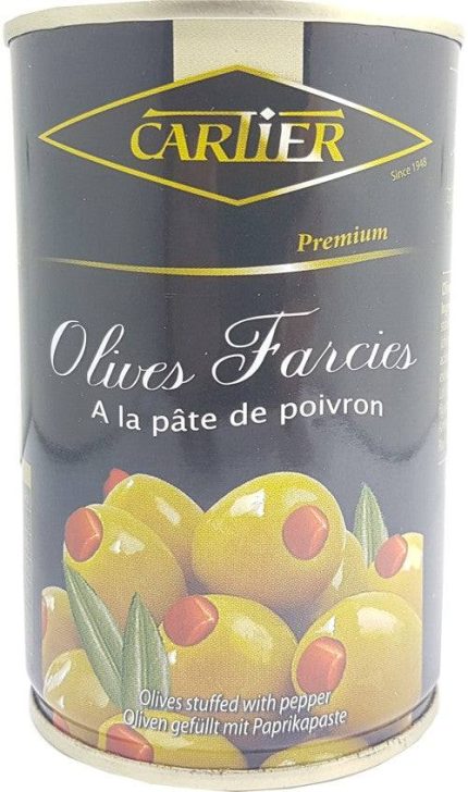 Olives Farcies au Poivron Cartier 300g