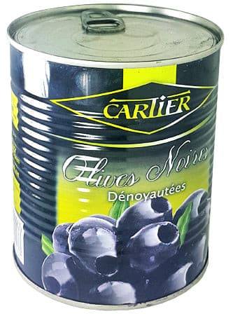 Olives Noires Dénoyautées Cartier 800g