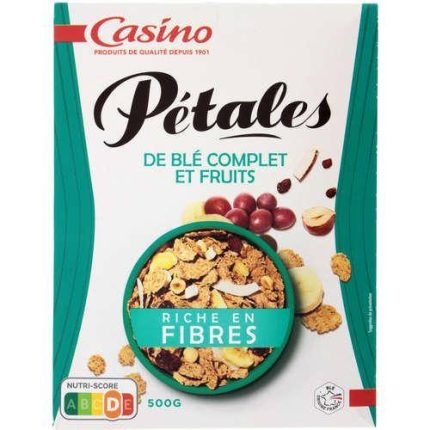 PETALES DE BLE COMPLE ET FRUITS CASINO 500G