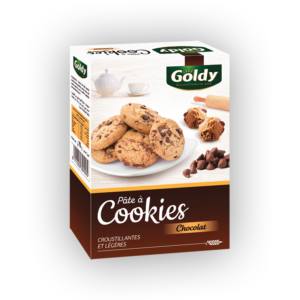 Pâte À Cookies Surgelé Aux Pépites De Chocolat 6 unités Goldy 360g