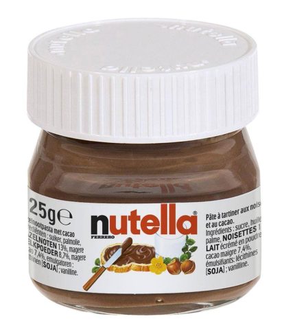 Pâte à Tartiner aux Noisettes Nutella Mini Verre 25 g