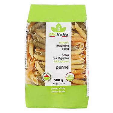 Penne Rigate tricolore Bio BIOITALIA 500G