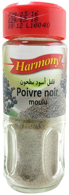 Poivre Noir Moulu Harmony 48g