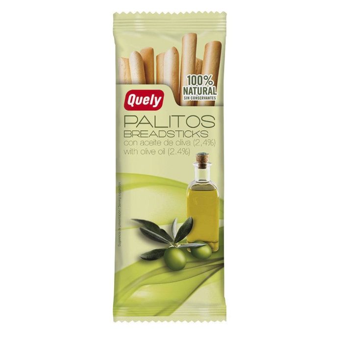 Quely Palitos de Pan con Aceite de Oliva 50 gr