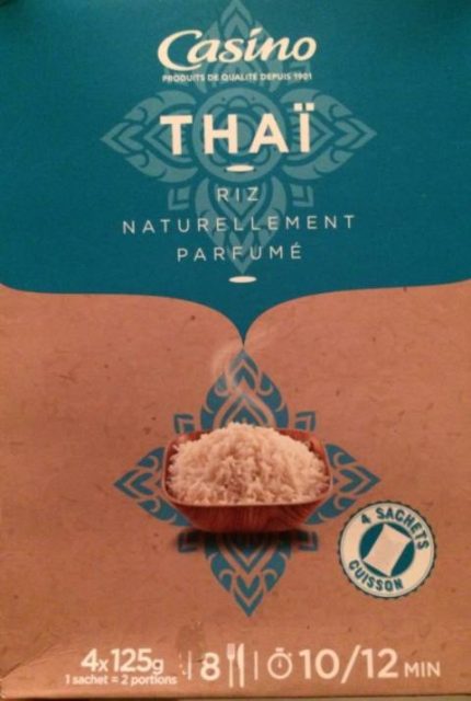 Riz Thaï Long Grain  Casino  4 x 125 g