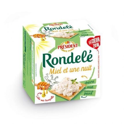 Rondelé Chevre Miel et une Nuit Président 125 G