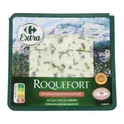 Roquefort au Lait Cru de Brebis Extra Carrefour   150 g