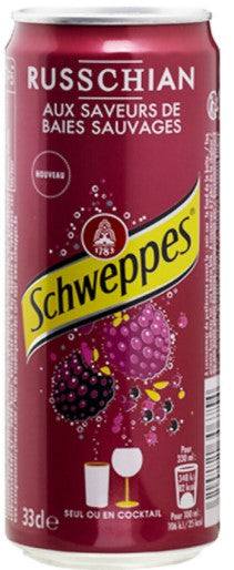 Russchian aux Saveurs de Baies Sauvages Schweppes 33 cl