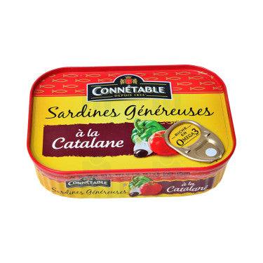 Sardines Sardines Généreuses à la Catalane Connétable  140 g