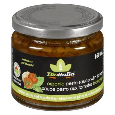 Sauce Pesto à La Tomate Bio BIOITALIA 180 g
