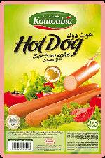 Saucisses Hot Dog Cuites Koutoubia 250g