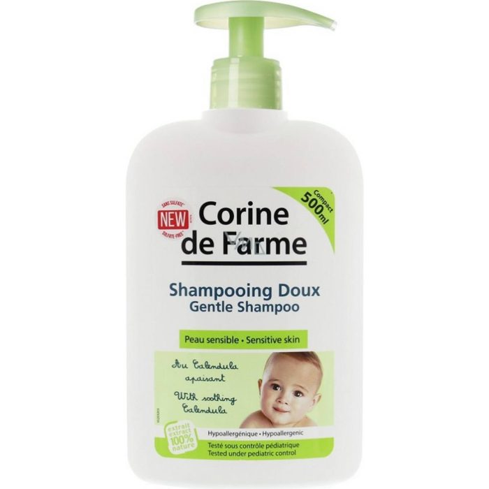 Shampooing Doux au calendula Bébé Corine de Farme 500ml