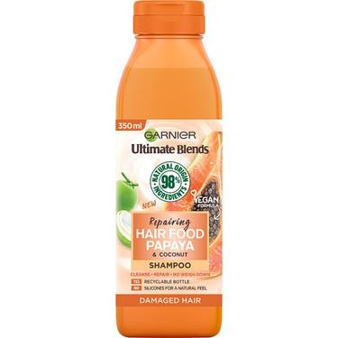 Shampooing Réparateur Papaye pour Cheveux Abîmés Garnier Ultra Doux  350 ml