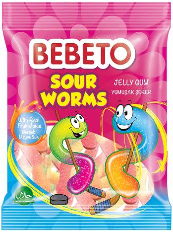 Sour Worms Bebeto 80g