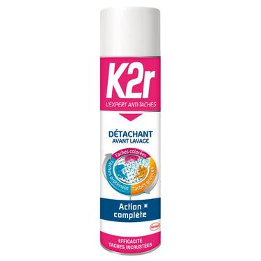 Spray Détachant Avant-lavage Action complète K2r 400 ml