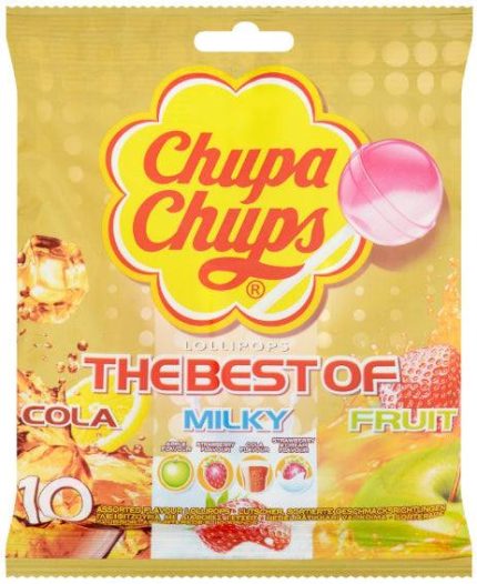 Sucettes Chupa Chups Best Of 10 Unités