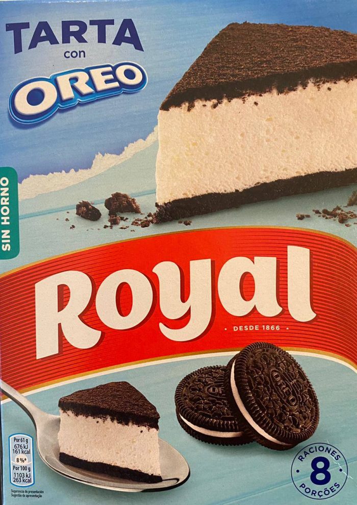 Tarta Oreo 8 rations Royal 215g