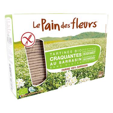 Tartines Craquantes au Sarrasin Sans Gluten Le Pain des Fleurs 150 g