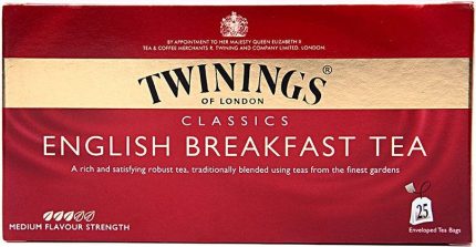 Thé English Breakfast Twinings of London 25 sachets