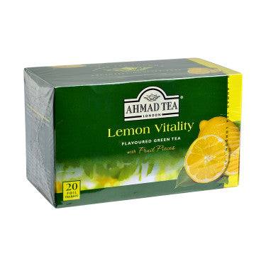 Thés Verts Aromatisés au Citron Ahmad Tea 20 Sachets 40 g