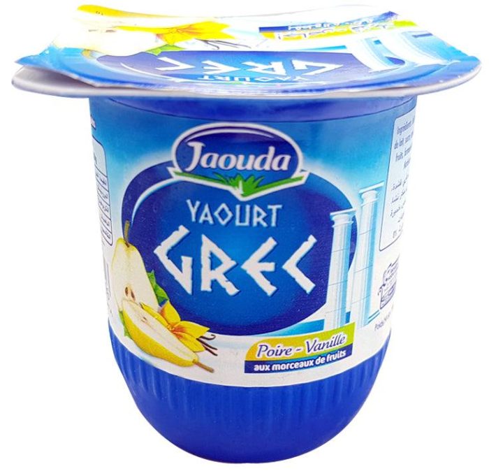 Yaourt Grec Poire Vanille JAOUDA 110 g