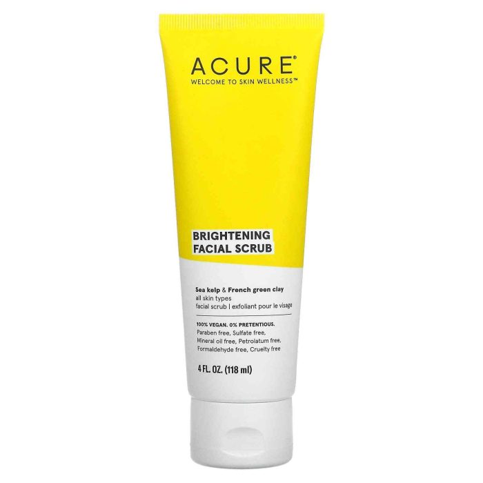 ACURE - Facial Scrub Gommage visage illuminateur 118 ml