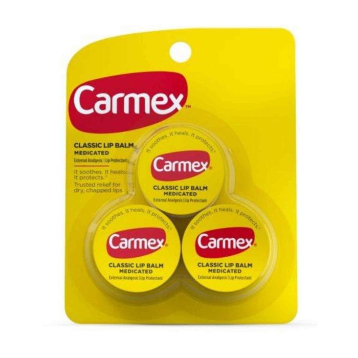 CARMEX - BAUME À LÈVRES CLASSIQUE POT 7.5G - LOT DE 3