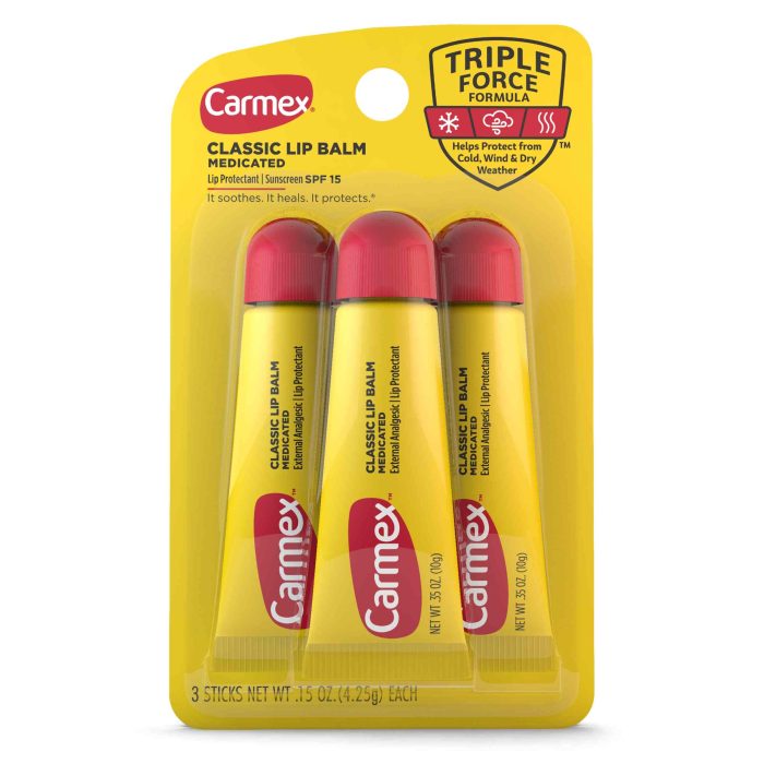 CARMEX - Classic Lip Balm (3pcs)