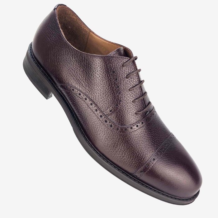 Chaussure Cuir Graine Bordeaux (CH01-019)-1.jpg