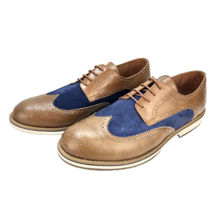 Chaussure Cuir Taba Bleu (CH201-020)-3.jpg